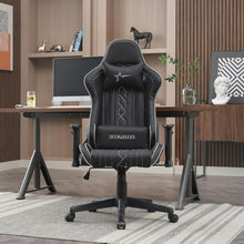 STARUZI Gaming Stuhl Schwarz Grau Ergonomisch 150kg