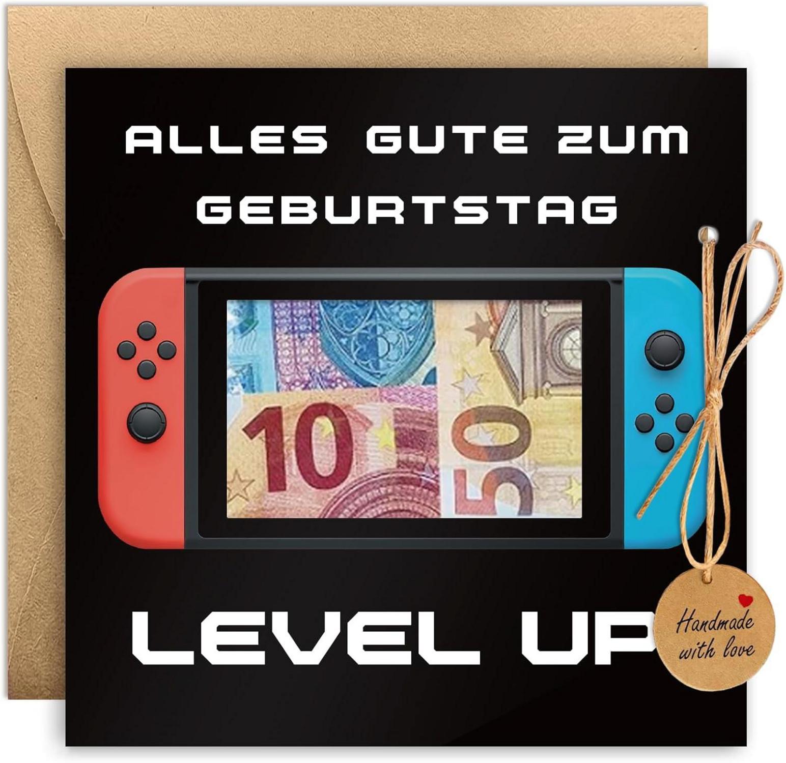 Geldgeschenke Verpackung Gamepad Umschlägen Gaming Deko
