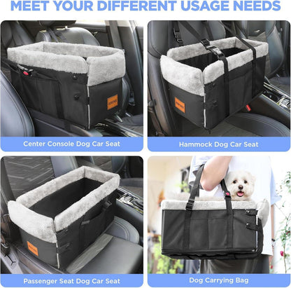 Hundesitz Mittelkonsole für kleine Hunde Auto Booster waschbar