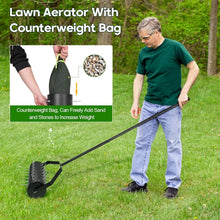 Rasenbelüfter Aerifizierer mit 6cm Nägeln und Stiel