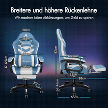 Gaming Stuhl mit Massage, RGB