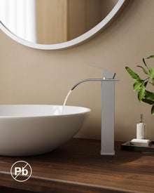 FORIOUS Wasserhahn Bad Einhandmischer Wasserfall Armatur