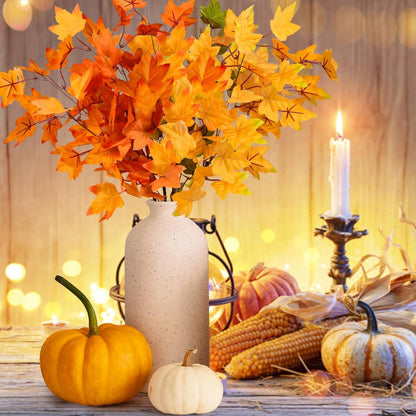 Herbst Ahornblätter 4 Stück Deko Vierfarbig Hochzeit Urlaub