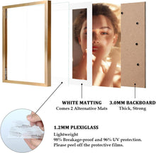 Egofine 20x25 cm Aluminium Bilderrahmen 2-Pack Gold für