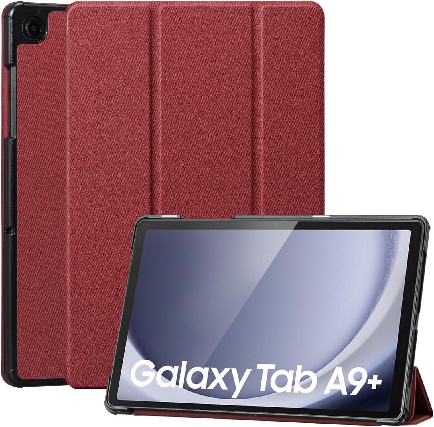 Hülle für Samsung Galaxy Tab A9 Plus 11 Zoll PU-Leder Schutzhülle