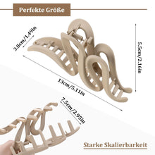 4er Pack Große Haarklammer für dickes Haar 13cm