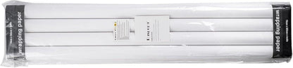 Weihnachts-Geschenkpapier Kraftpapier Nussknacker Schneeflocke Streifen 76x3m 4 Rollen