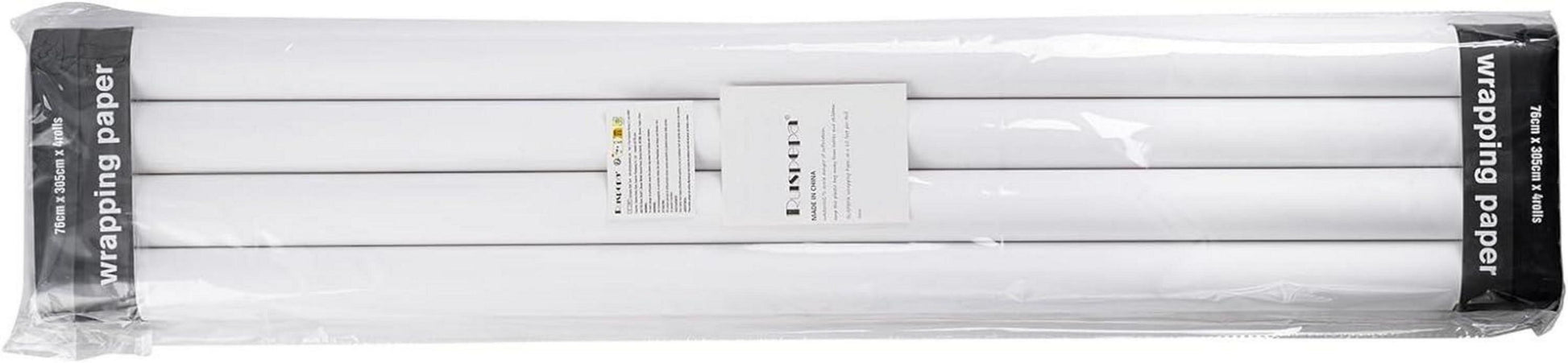 Kraftpapier Weihnachtsgeschenkpapier 4 Rollen 76 cm x 3 m - Weihnachtsmotive