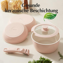 Redchef Keramik Topf- und Pfannenset, Abnehmbarer