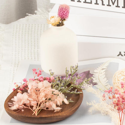 Getrocknete Blumen Set für DIY Heimdeko & Basteln (Rosa)