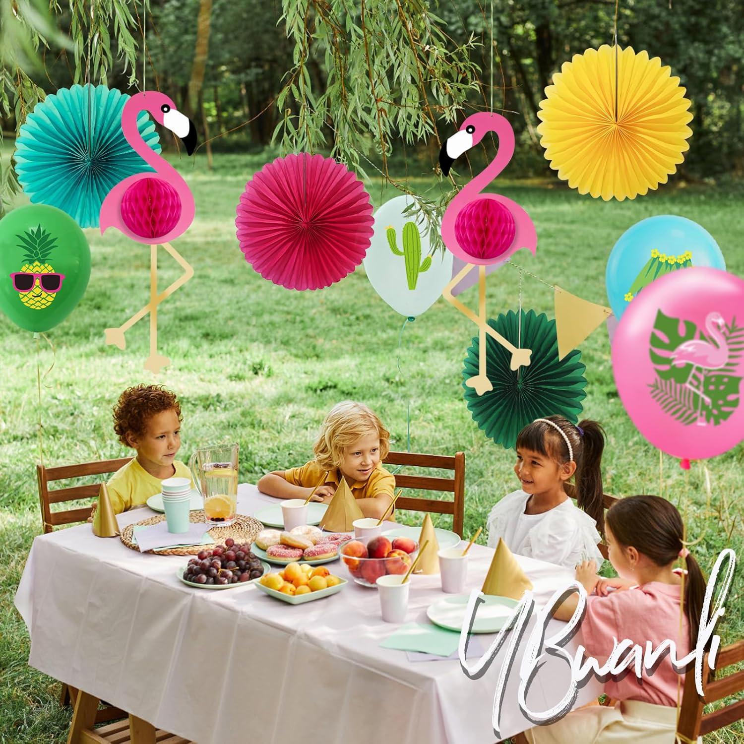 Flamingo Hawaii Deko für Sommerpartys & Gartenparty