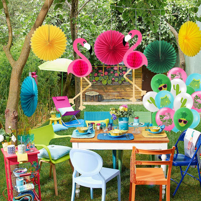 Flamingo Hawaii Deko für Sommerpartys & Outdoor-Events