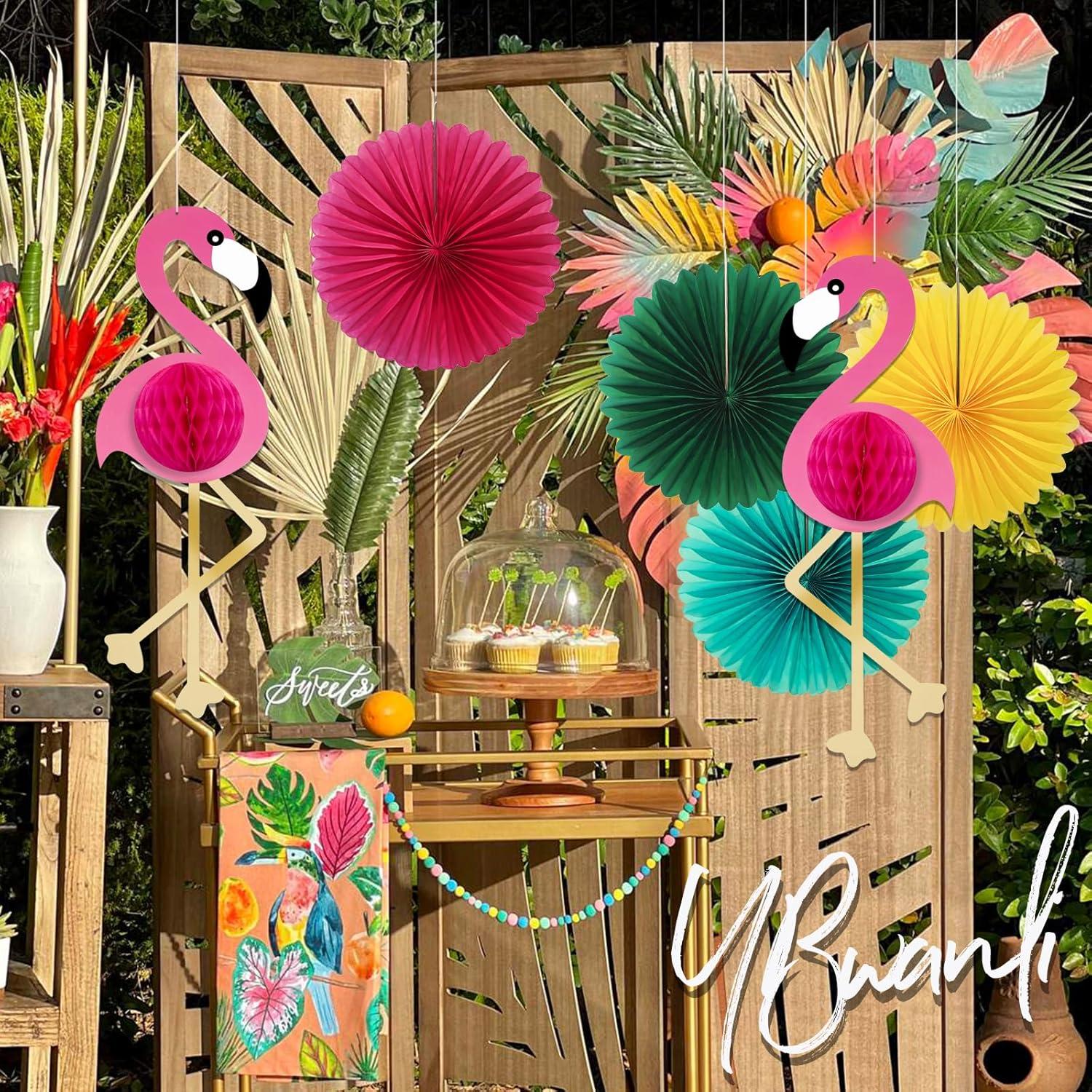 Flamingo Hawaii Party Deko für Geburtstags- und Sommerpartys im Freien