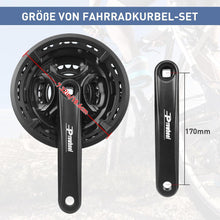 MEGHNA 3x8 Gang Kurbelgarnitur 42-34-24 Zähne MTB 170mm