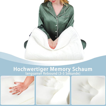 Orthopädisches Memory Foam Nackenkissen mit Höhenverstellung