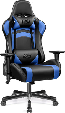 OneGame Ergonomischer Racing Gamer Stuhl Schwarzblau