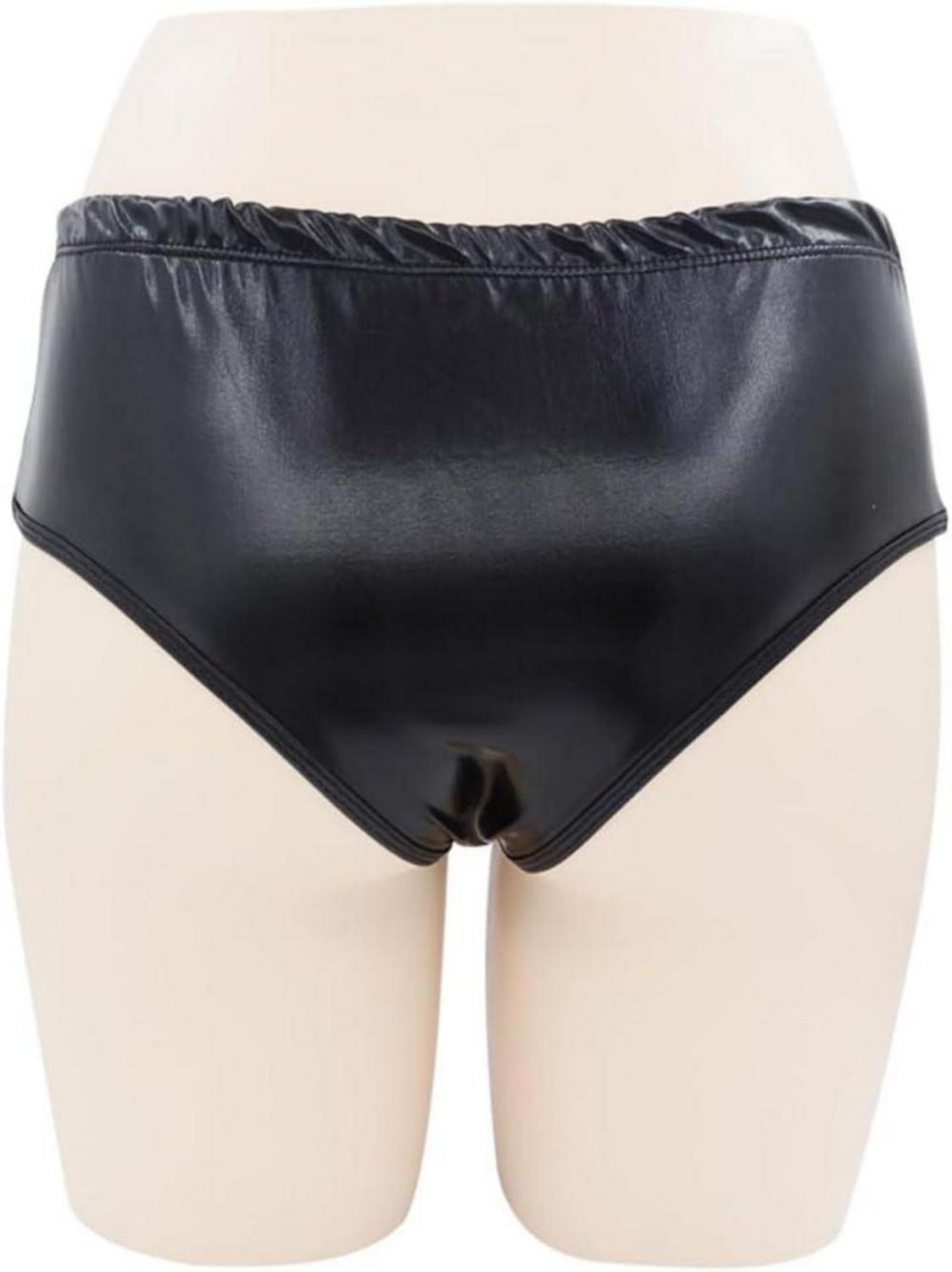 Dildo Slip 13cm Realistisch Anal Plug Unterwäsche Latex Penis Keuschheitshose