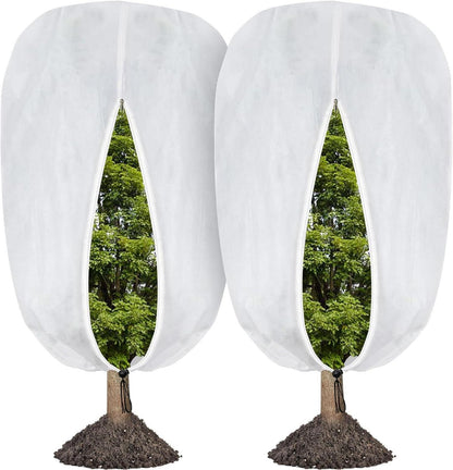 Winterschutz Pflanzen 2x2.4m Abdeckung Frostschutz Zugband, haube 2er