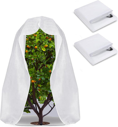 Winterschutz Pflanzendecke 1.6x1.8m 2er Set Reißverschluss & Zugband