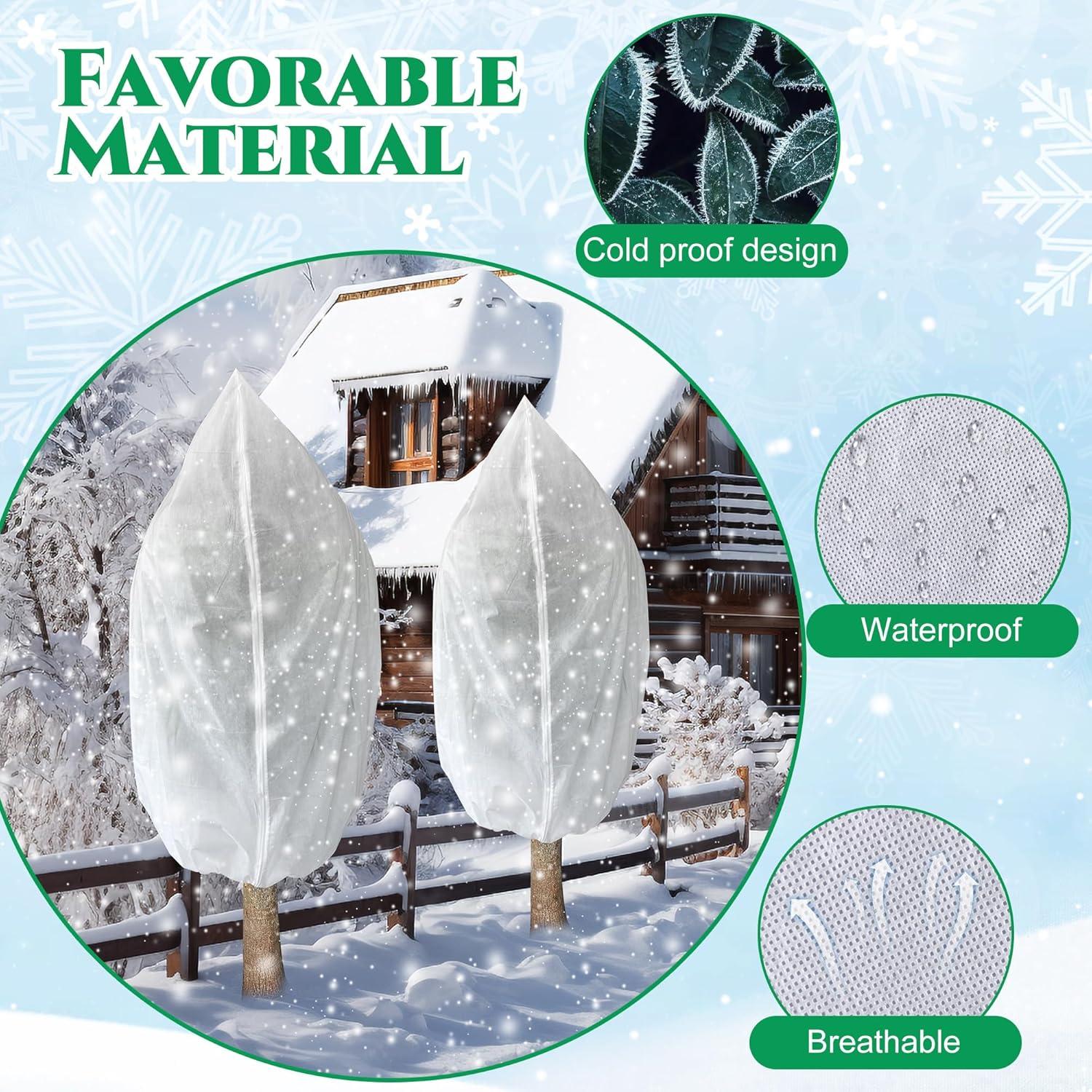 2er Set Groß Winter Pflanzenschutz 1.6x1.8m Abdeckung Frostschutz mit