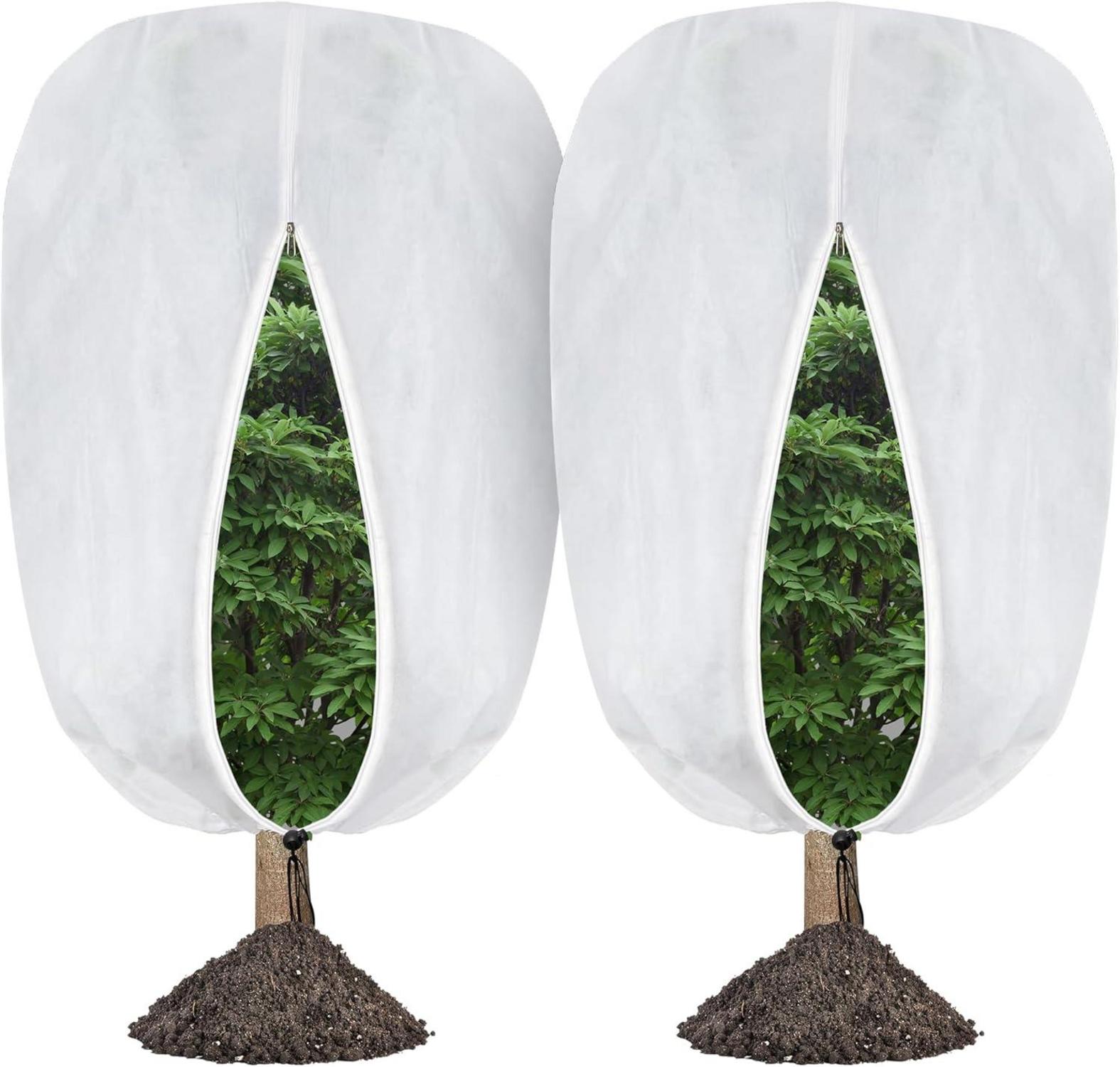 2er Set Winter Pflanzenschutz 2x2m Frostschutz Pflanzenabdeckungen mit