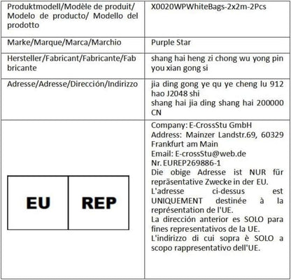 2er Set Frostschutz Pflanzenschutzsack Größe 2x2m mit Reißverschluss & Zugband