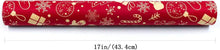 43x15m Weihnachtsgeschenkpapierrolle Kraftpapier recycelbar