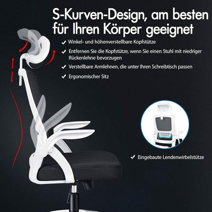 Ergonomischer Büro-Drehstuhl mit