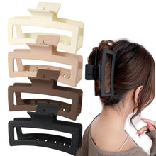 Haarklammern Set 4 Stück Jumbo 13cm XL für Dickes Lockiges Haar