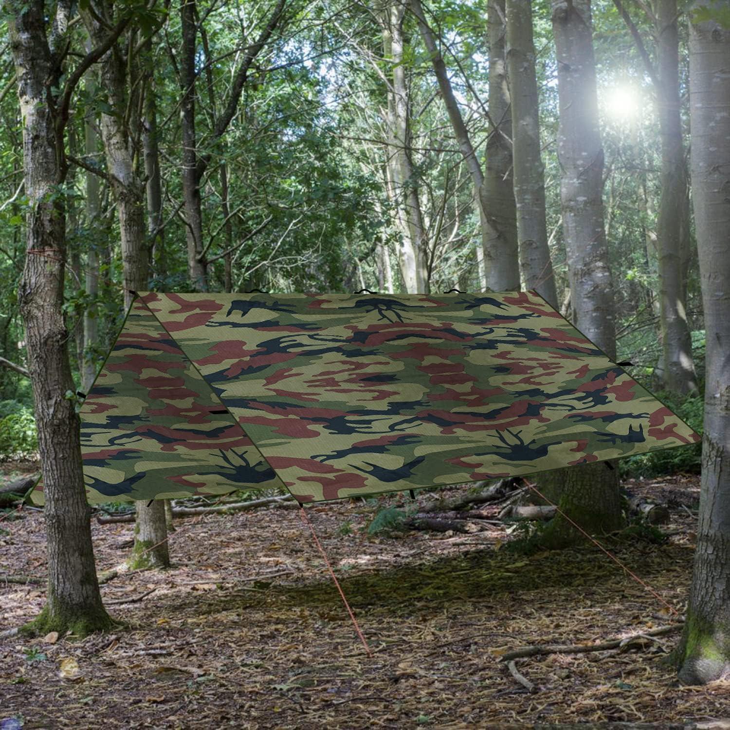 Ultraleichtes 3x4 Tarp Zeltplane wasserdicht Sonnensegel Hängematte Camping