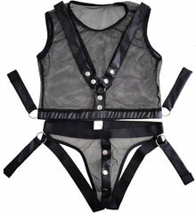 Männer Sexy Erotische Dessous Set mit Handschellen und Tanga