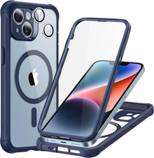 iPhone 14 Hülle MagSafe 360 Grad Stoßfest Magnetisch Kameraschutz