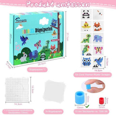 Homgaty 10mm XL Bügelperlen Set - 1000 Stück mit Tiere
