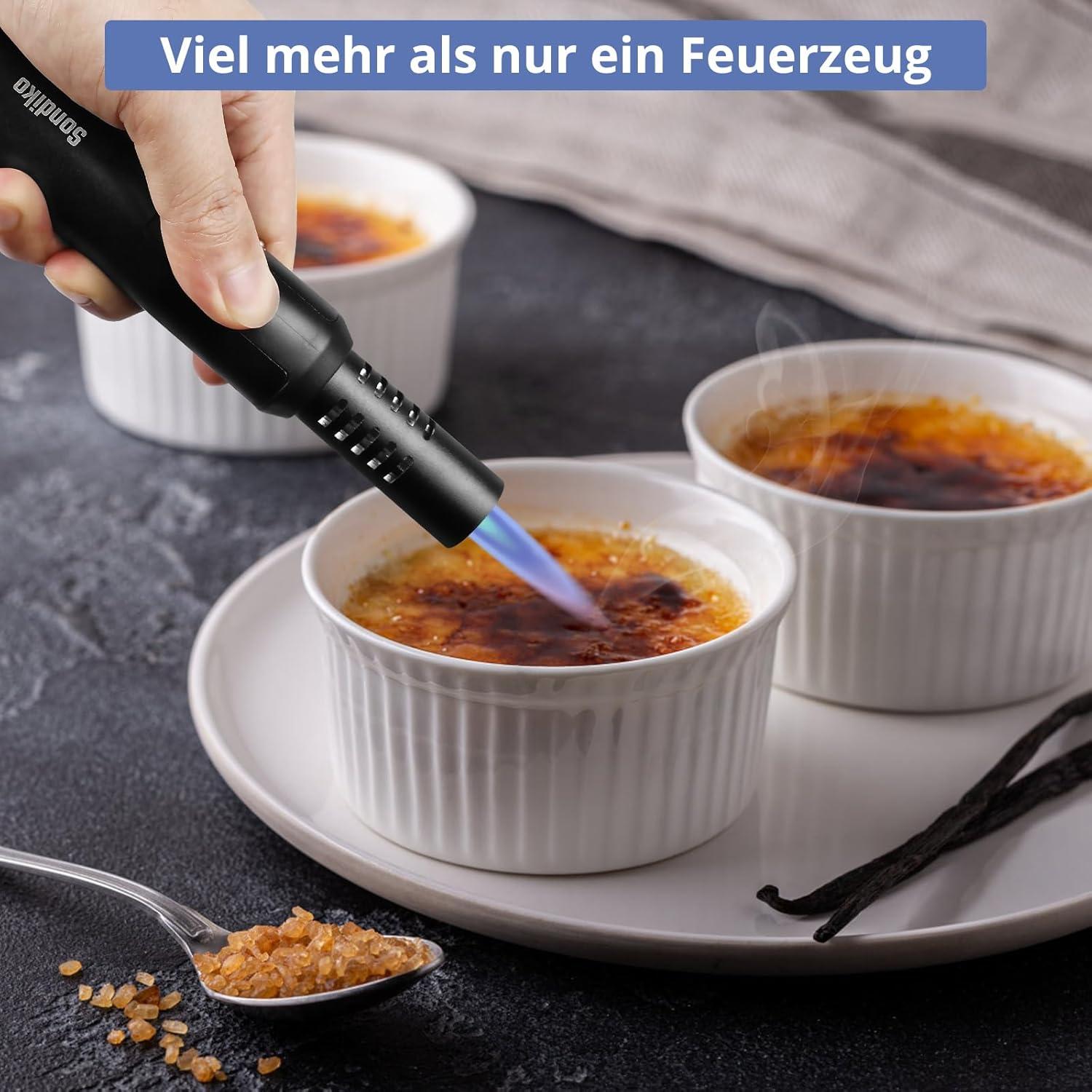 Jetflame Feuerzeug 2 Stücke Gas Nachfüllbar Sicherheitssperre
