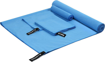 Schnelltrocknende Mikrofaser Handtuch Set - Sport, Strand, Reise