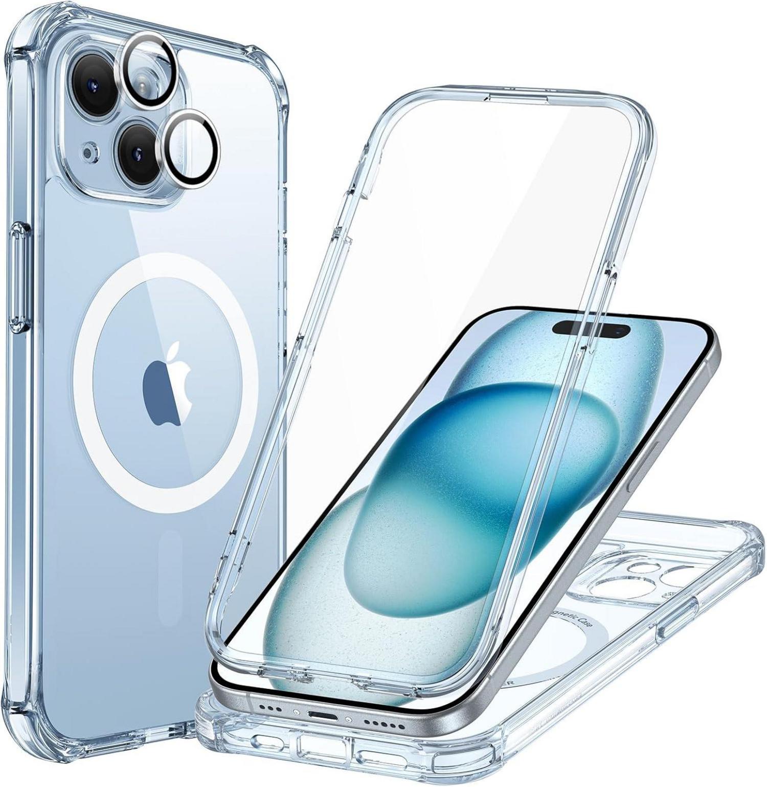 ESR iPhone 15 Schutzhülle mit MagSafe Kameraschutz Blau