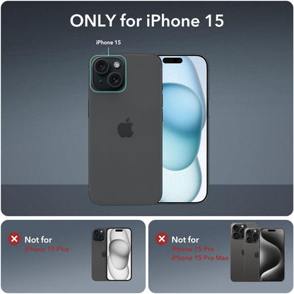 iPhone 15 Hülle Klares Blau MagSafe 360° Stoßfest