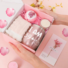 40 Geburtstag Frauen Geschenkset - Weinglas