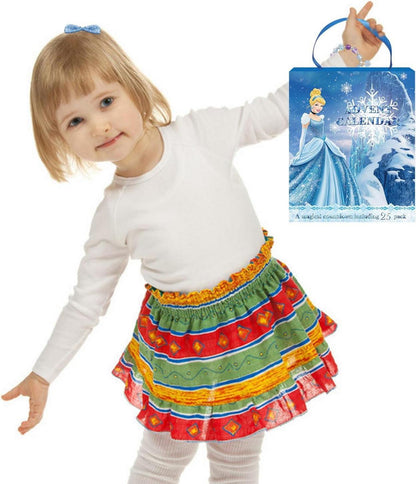 Adventskalender 2024 Mädchen Frozen DIY Haarschmuck Ring Accessoires
