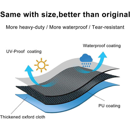 Grillabdeckung Wetterfest Gasgrill Abdeckung 145x61x117CM