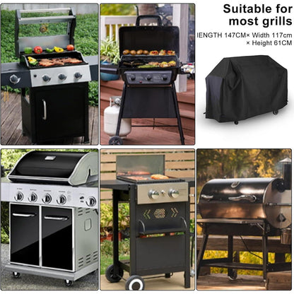 Grillabdeckung Wetterfest Gasgrill Abdeckung 145x61x117CM