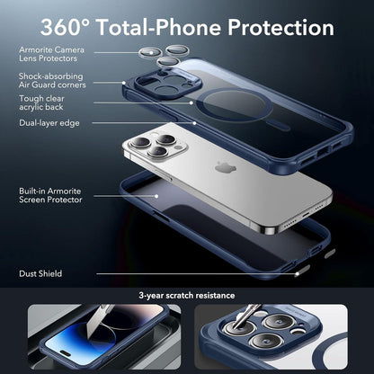 ESR iPhone 14 Pro Max Hülle MagSafe 360 Grad Stoßfest Militärnorm