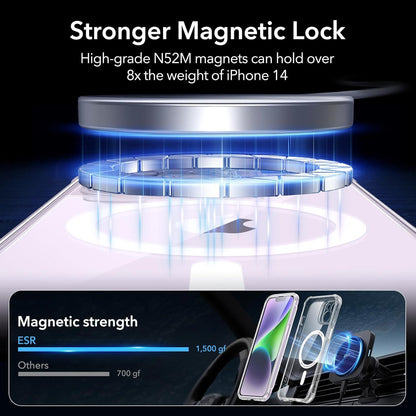 ESR iPhone 14 Hülle MagSafe Stoßfest Militärnorm Klar