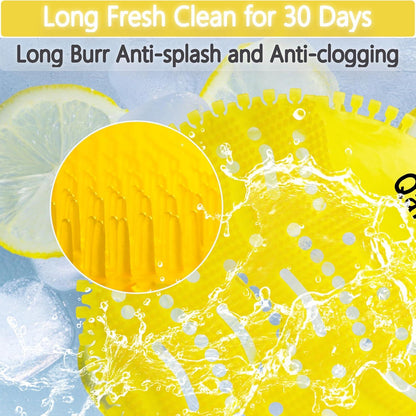 Urinalsieb mit Duft, 10 Stück, Gelb, Zitrone