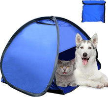 RUNYU Mini Strandmuschel Pop Up Zelt Sonnenschutz Blau