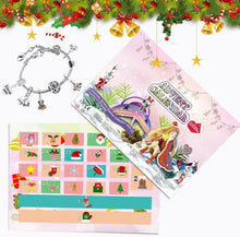 Weihnachts Adventskalender Armband 2024 Mädchen DIY Cartoon