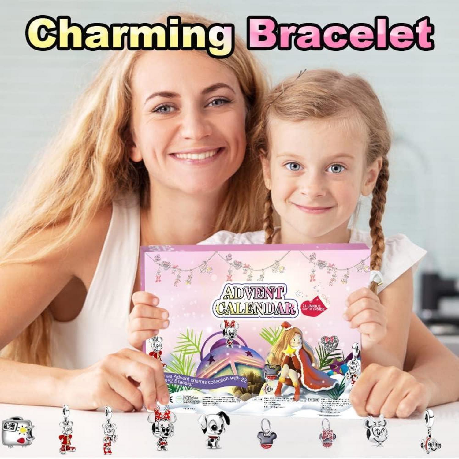 Weihnachts Adventskalender Armband 2024 DIY Cartoon Anime