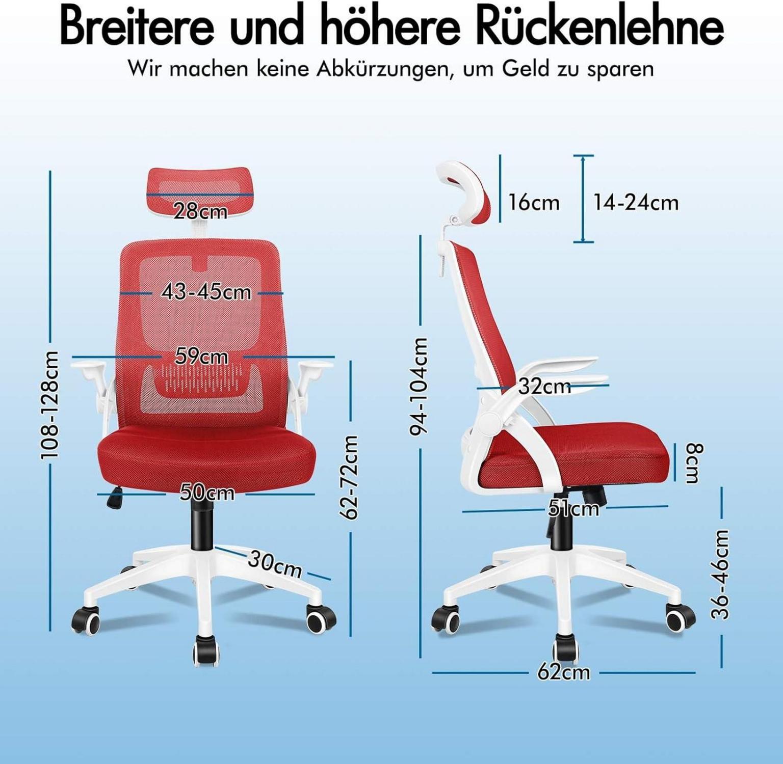 Ergonomischer Computer-Netzstuhl mit