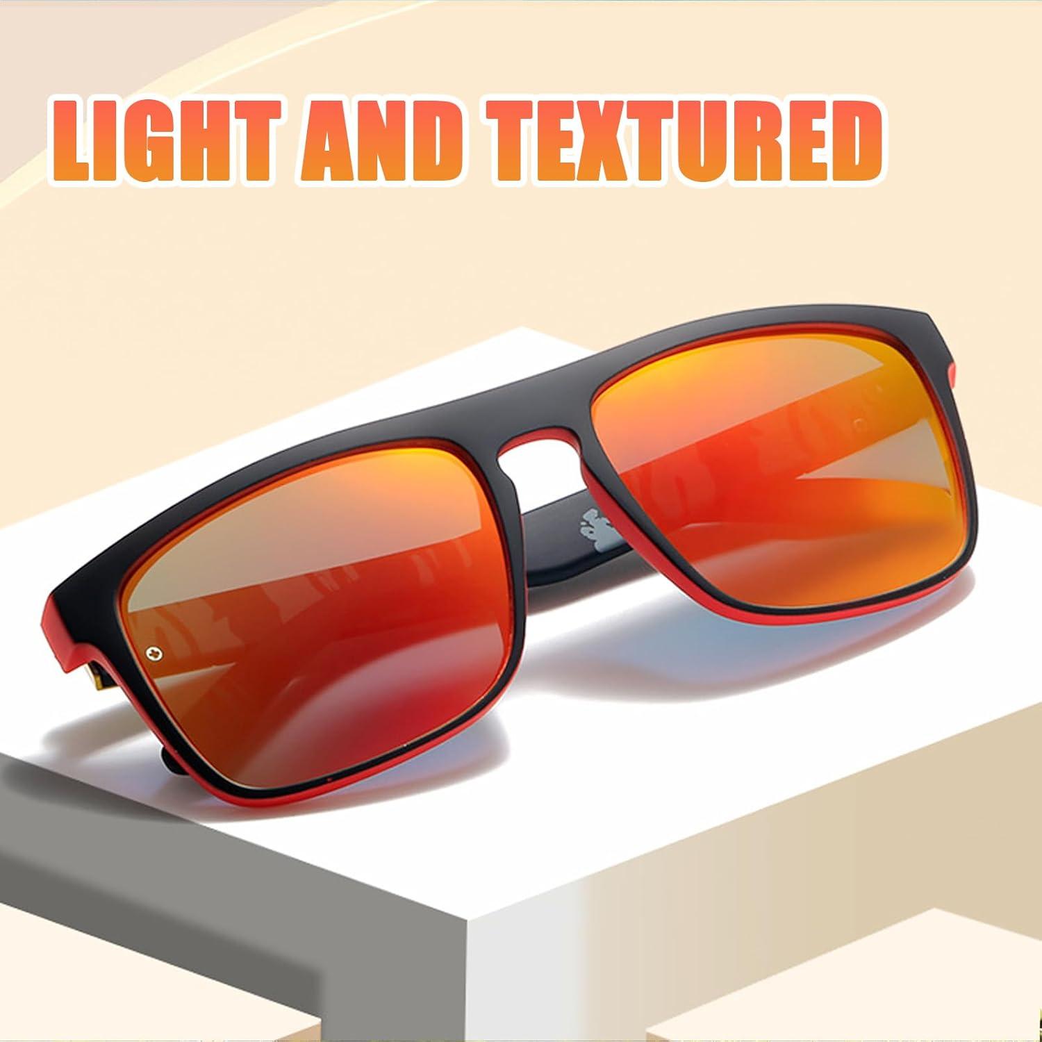 Polarisierte Sonnenbrille Herren Damen 3 Paar UV Schutz Sport Mode