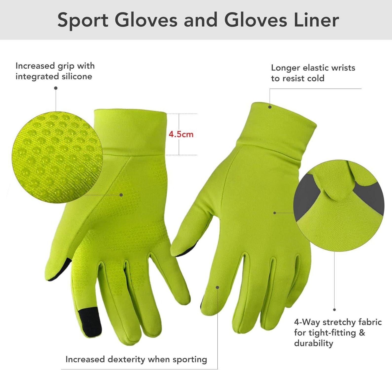 Touchscreen Handschuhe Winddicht Anti-Rutsch Outdoor Laufhandschuhe